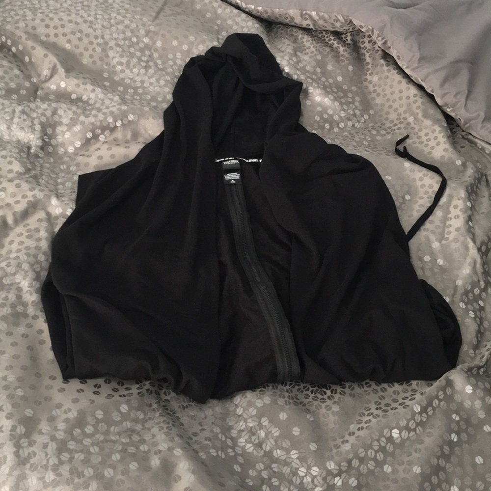 NWOT! Victoria Sport Hooded Vest with Zipper Back